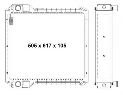 NRF 52167 Radiator, engine cooling